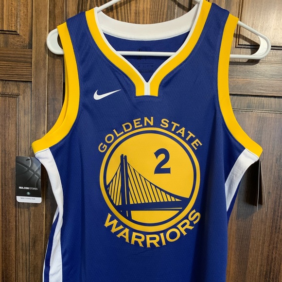 SOLD NWT Nike Nate Robinson Golden State Warriors #2 Blue NBA Swingman Jersey 40 - Picture 3 of 7